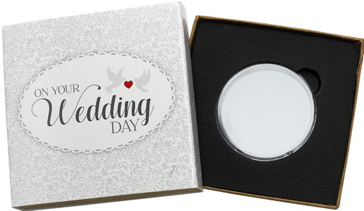 SilverTowne Natural Kraft Paper Gift Box with Wedding Box Sleeve & Capsule - Product Packaging [Add $5.00]